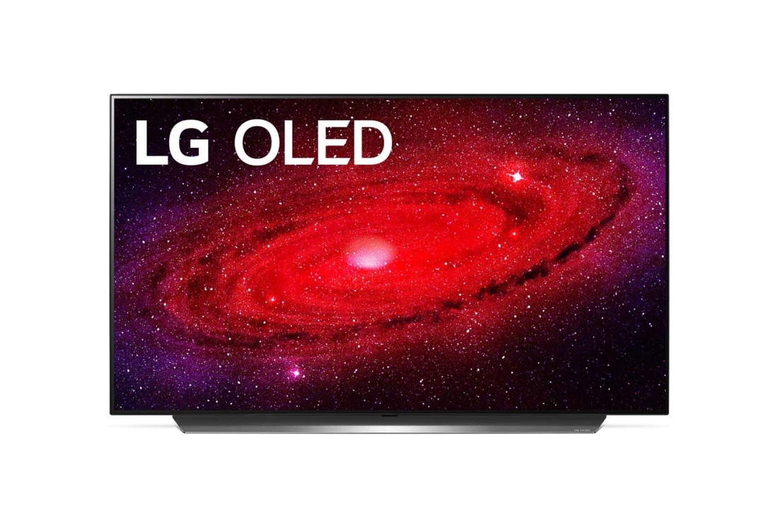 LG 77-tolline OLED 4K teler koos G-Sync™ ja helisüsteem Dolby Atmos, Elölnézet kitöltő képpel, OLED77CX3LA